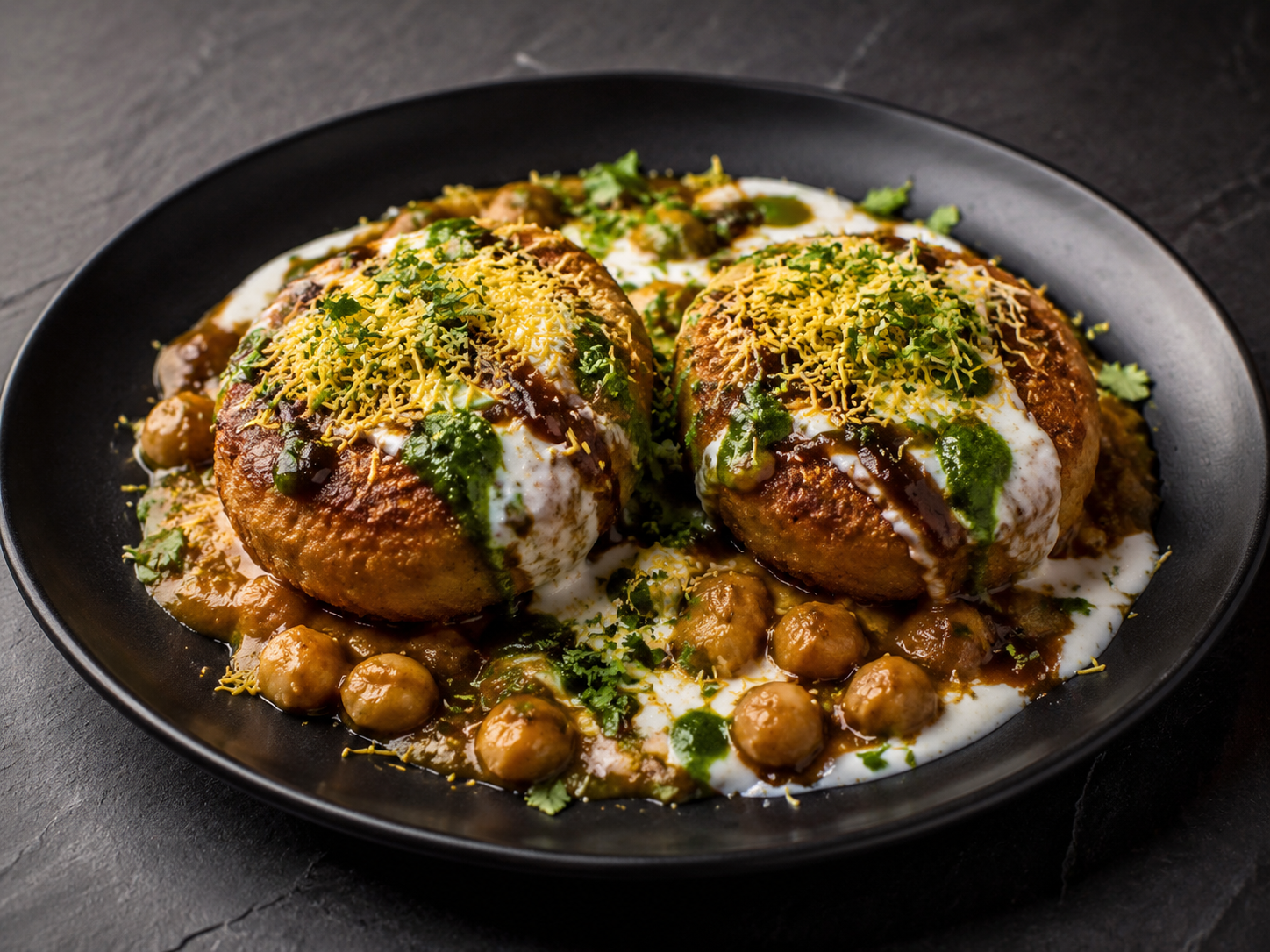 Aloo Tikki Chaat