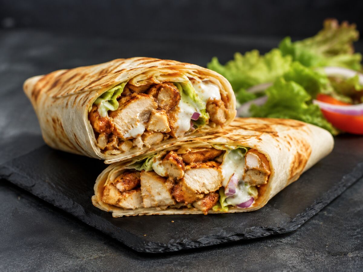 Paan Express chicken wrap