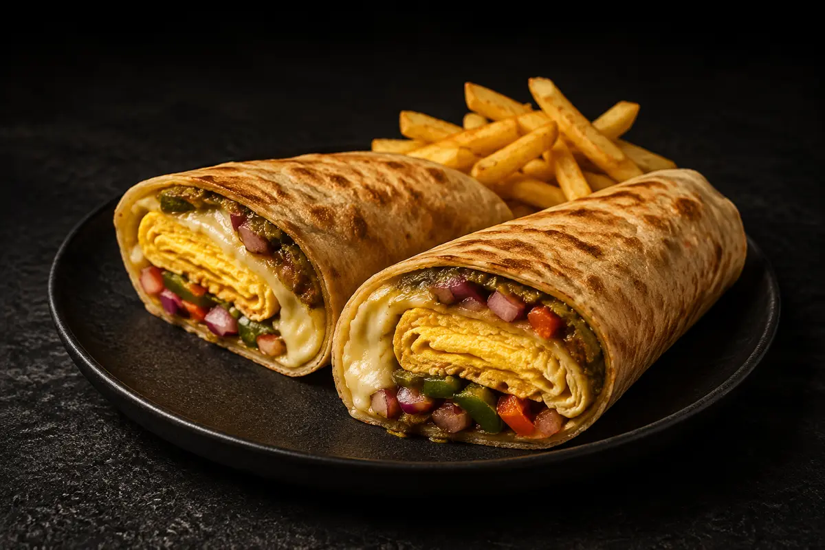Loaded Anda and Cheese Roll