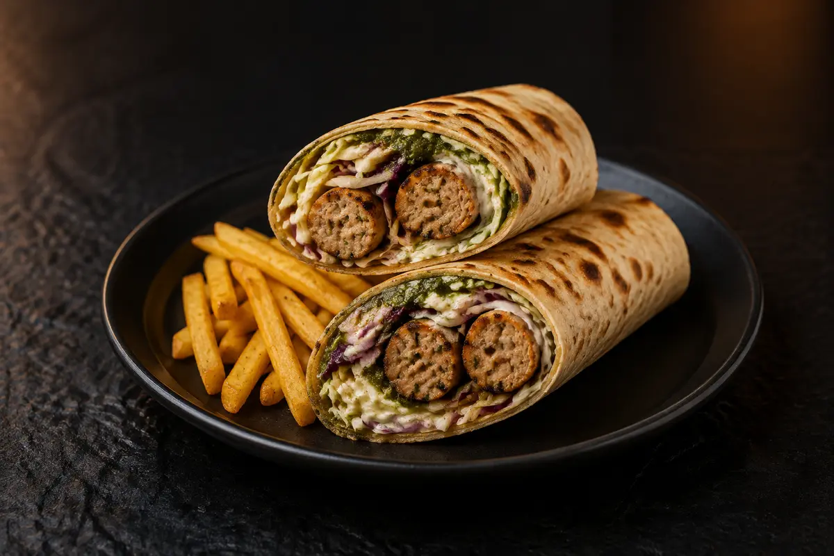 Loaded Chicken Seekh Kebab Roll